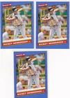 LOT (3) 2020 DONRUSS 1986 RETRO RICKEY HENDERSON NEW YORK YANKEES INSERTS C5998