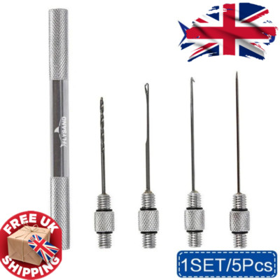 5-Pc Carp Fishing Boilie Baiting Tool Set w/ Hook Needle Drill | Coarse Fishing