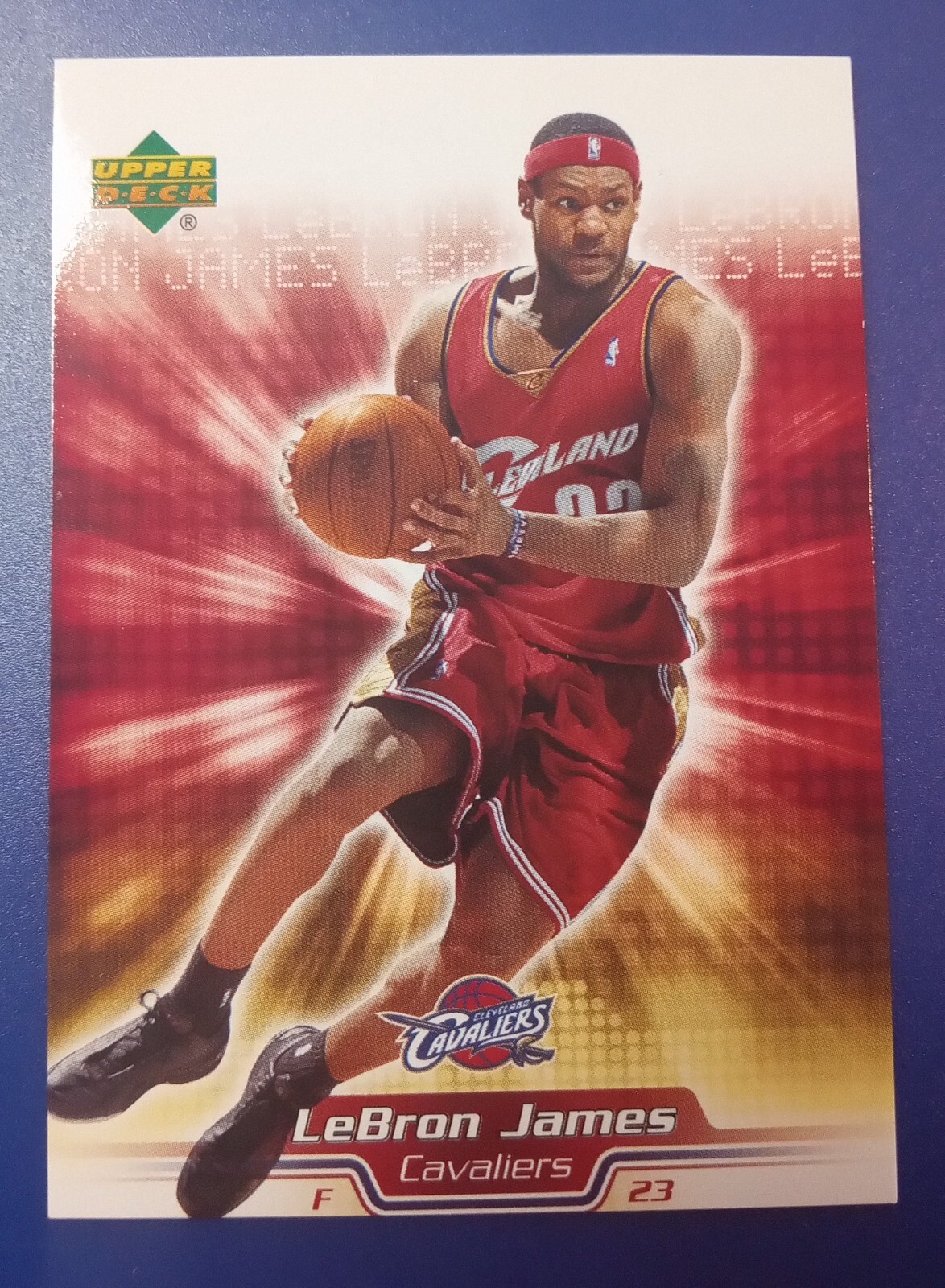 2005-06 Upper Deck LBJ Factory Set #13 LeBron James Cleveland Cavaliers Lakers