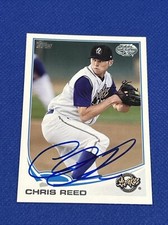 Chris Reed Signed Pro Debut Topps 2013 Autograph #135 Auto Card 