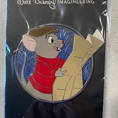 D23 Expo WDI Profile Rescurers ディズニー　ピン Disney D23 Expo WDI Mice Day 2 Bernard Profile Pin, LE300
