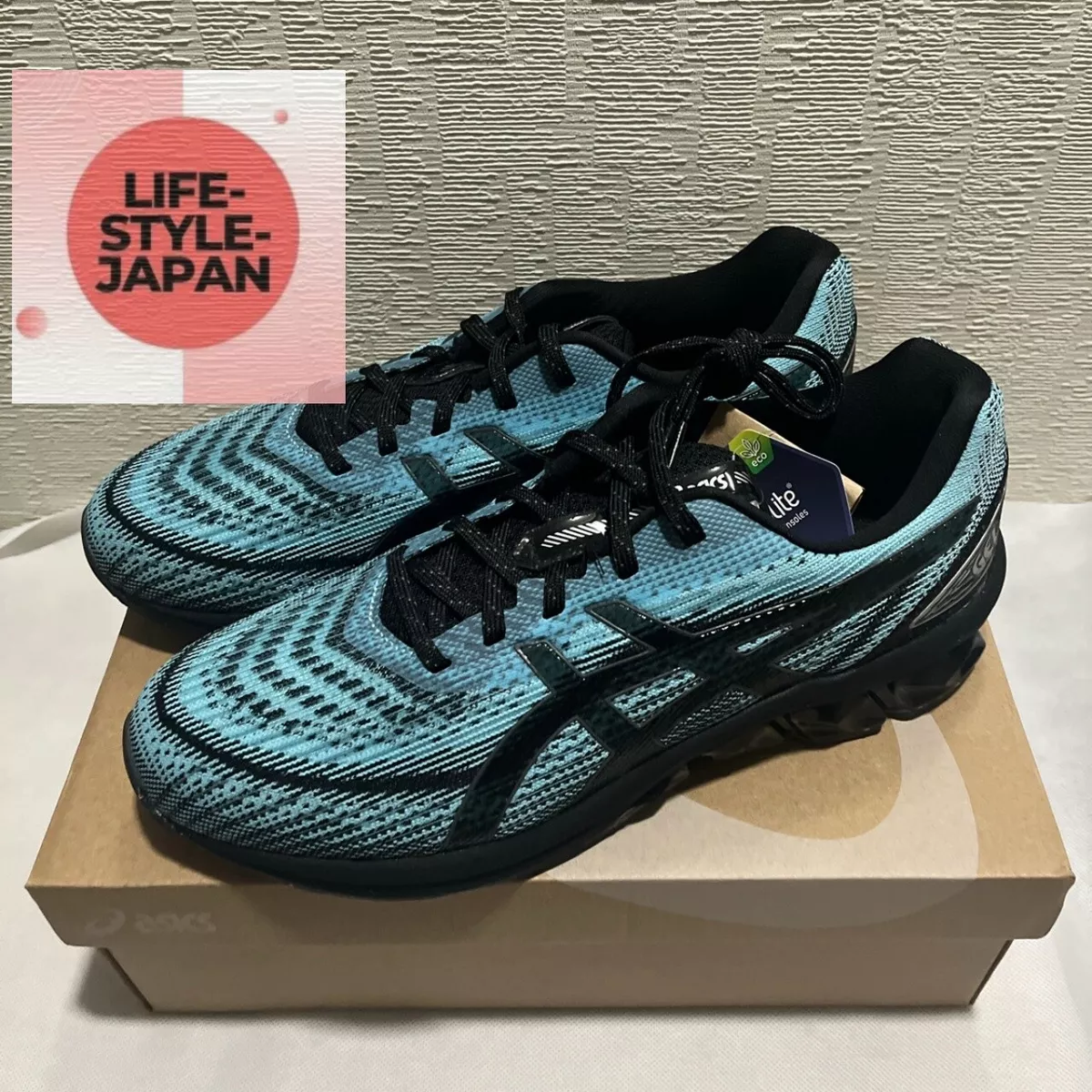 ASICS GEL-QUANTUM 180 VII 1201A631 404 Bright Cyan Black Men Sports Style  Shoes | eBay