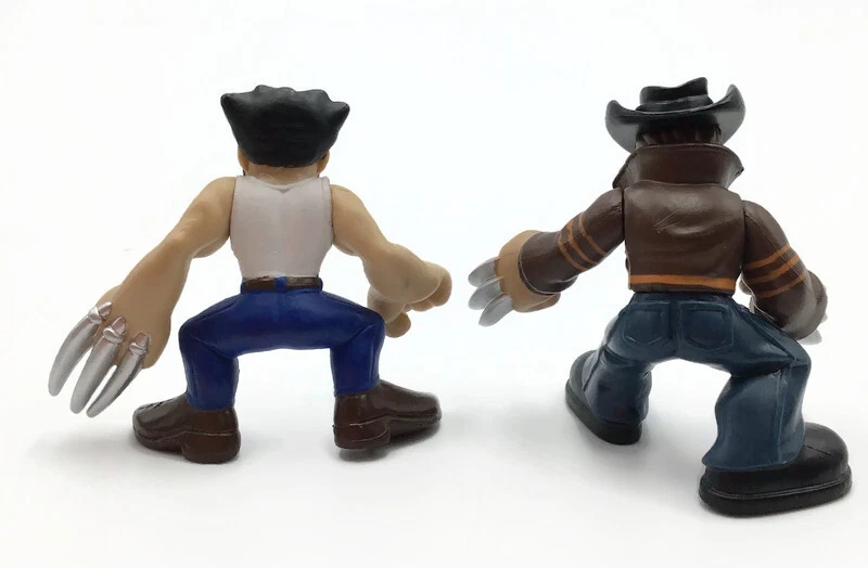 Marvel Super Hero Squad Weapon X Escape Wolverine Cowboy Hat X-Men Action Figure - Image 3 of 4