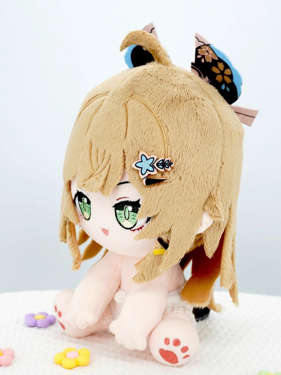 Genshin Impact Kirara 20cm Plush Doll Dress up Stuffed Toy Gift