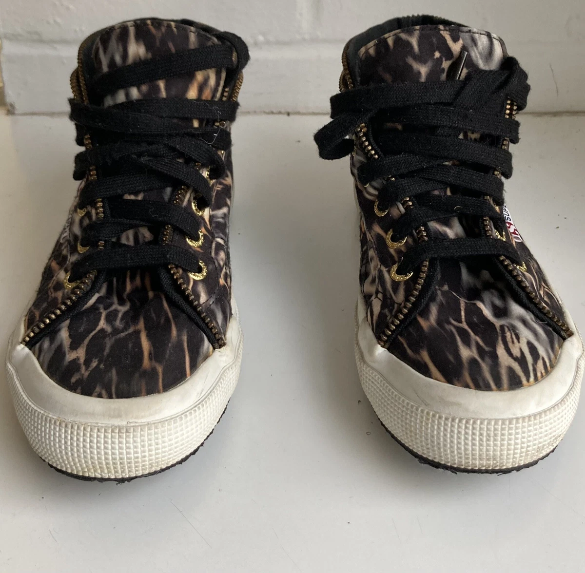 Superga animal hotsell print sneakers