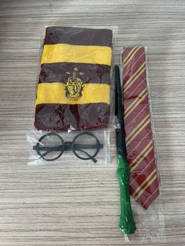 Harry Potter XL Gryffindor Cosplay Costume Cloak Robes Adult Halloween Wand - Picture 19 of 24