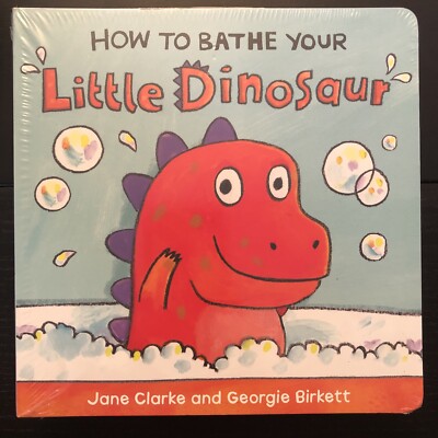 Kane Miller Lot of  4  How to  Board Books Bathe Brush Feed Tuck In Baby Toddler