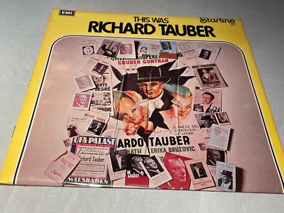 This Was Richard Tauber - Original Vinyl Record LP Album - 1971 EMI - SRS 5065