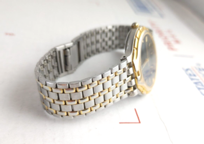 Vintage Pierre Cardin Womens Gold/Silver Diamond Wrist Watch  display picture 1