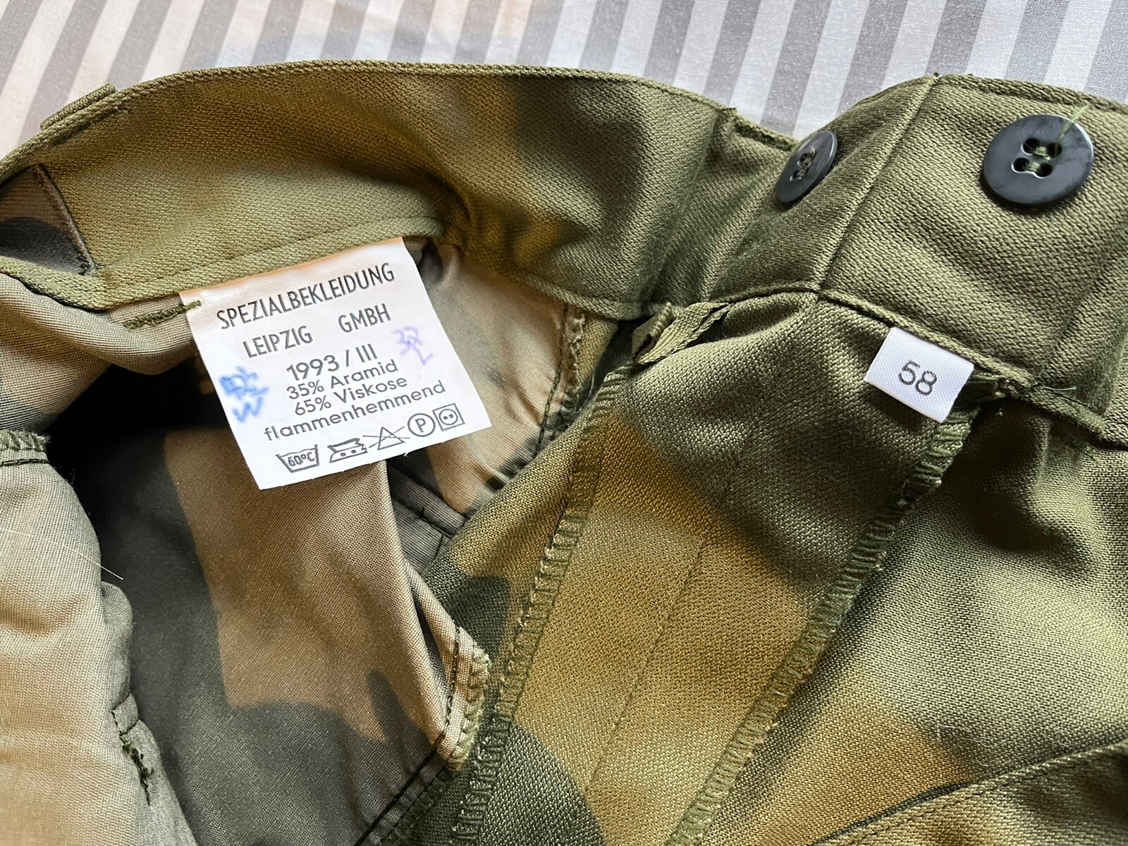 New Old Stock German Army Issue Special Forces FR Moleskin Combat