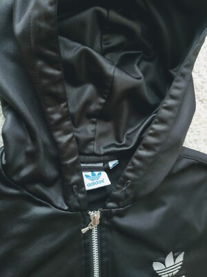 Adidas Originals Chile 62 Womens Track Hooded Jacket Black