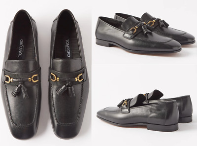 Tom Ford tasselled loafers shoes sneakers shoes moccasins grained calf New 40