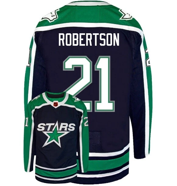 Jason Robertson Reverse Retro Dallas Stars Jersey 2021 Season White