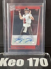 2021 Clearly Donruss #56 Kyle Trask Rated Rookie Auto Autograph - Buccaneers