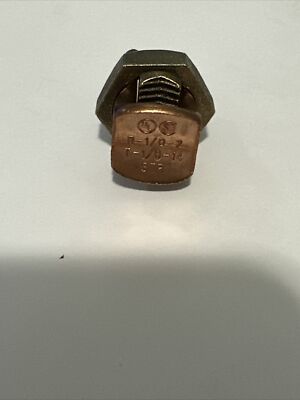 COPPER SPLIT BOLT WIRE CONNECTOR R-1/0-2 T-1/0-14 STR