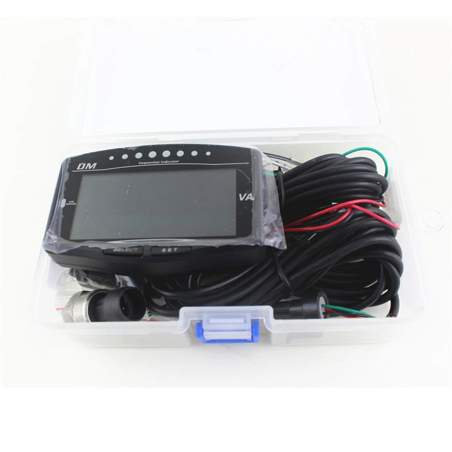 5in1 Multifunction Car LCD Digital Oil Pressure+Volt+Water Temp+Fuel+Tacho Guage - Image 4 of 4