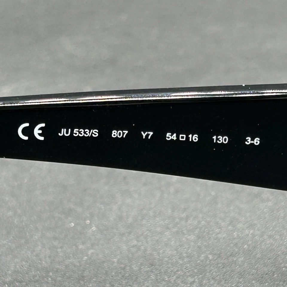 Juicy Couture JU 533/S 807 Sunglasses Frame Black w/ Gold Bow 54-16-130 Used RX✔ - Image 4 of 4