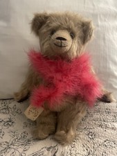 Antique 13  Fully Jointed Mohair Teddy Bear With Glass Eyes. Her Name Is Dolly 