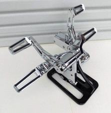 Outlaw 2000-2017 Softail Chrome Billet Forward Controls Fxst / Flst Harley