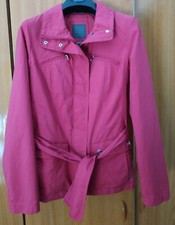 GEOX giubotto giacca mini trench,donna anti pioggia vento, fucsia,tg 42, autunno