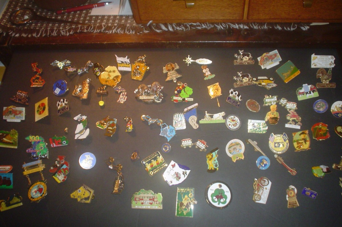 Lot De 47 épingles Lions Club – New York, Missouri, Nebraska, Minnesota, Années 70-2000