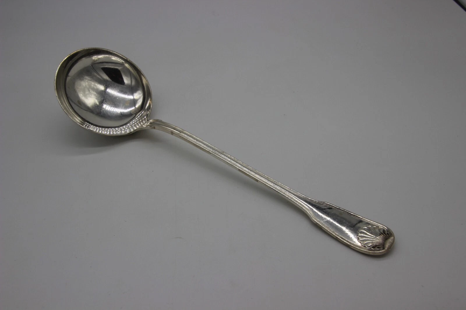 Silver Plated Fiddle & Thread Ladle by Societe Anonyme Argental