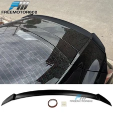 Fits 21-25 Hyundai Elantra 4D M4 Style Matte Black ABS Rear Trunk Spoiler Wing