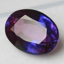 Natural 10.75 Ct Tanzania Purple Tanzanite Certified 15x11 mm Oval Unheated Gems