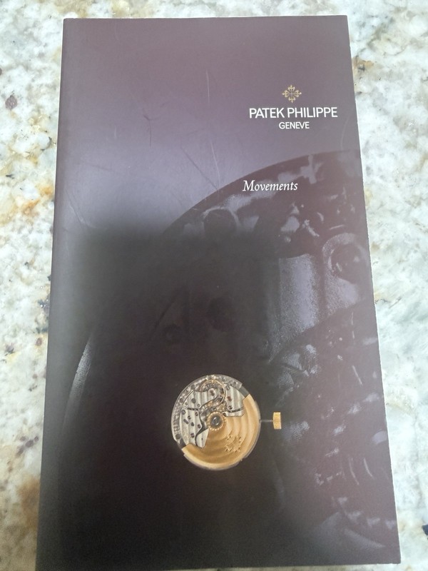 Patek Philippe Movements Booklet English Instruction Manual Authentic 11/2000