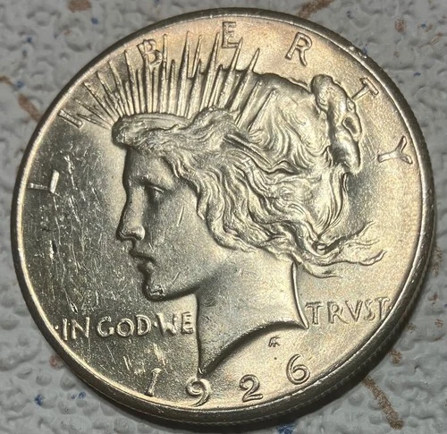 1926-P  Peace Dollar AU/BU