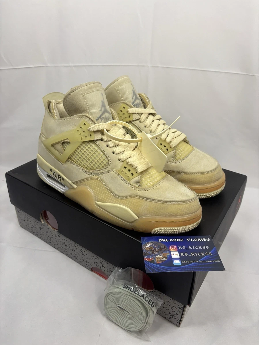 Jordan 4 SP x Off-White Mid Sail W for sale | eBay display picture 2