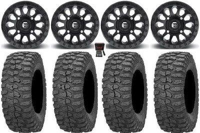 Fuel Vector MB 14'' Wheels 32'' Rock-A-Billy Tires Can-Am Defender
