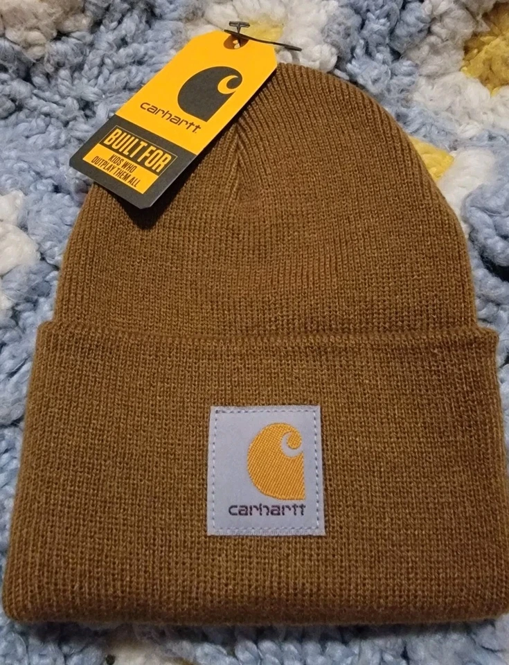 Carhartt Säugling/Kleinkind braun Acryl Uhr Mütze/Beanie