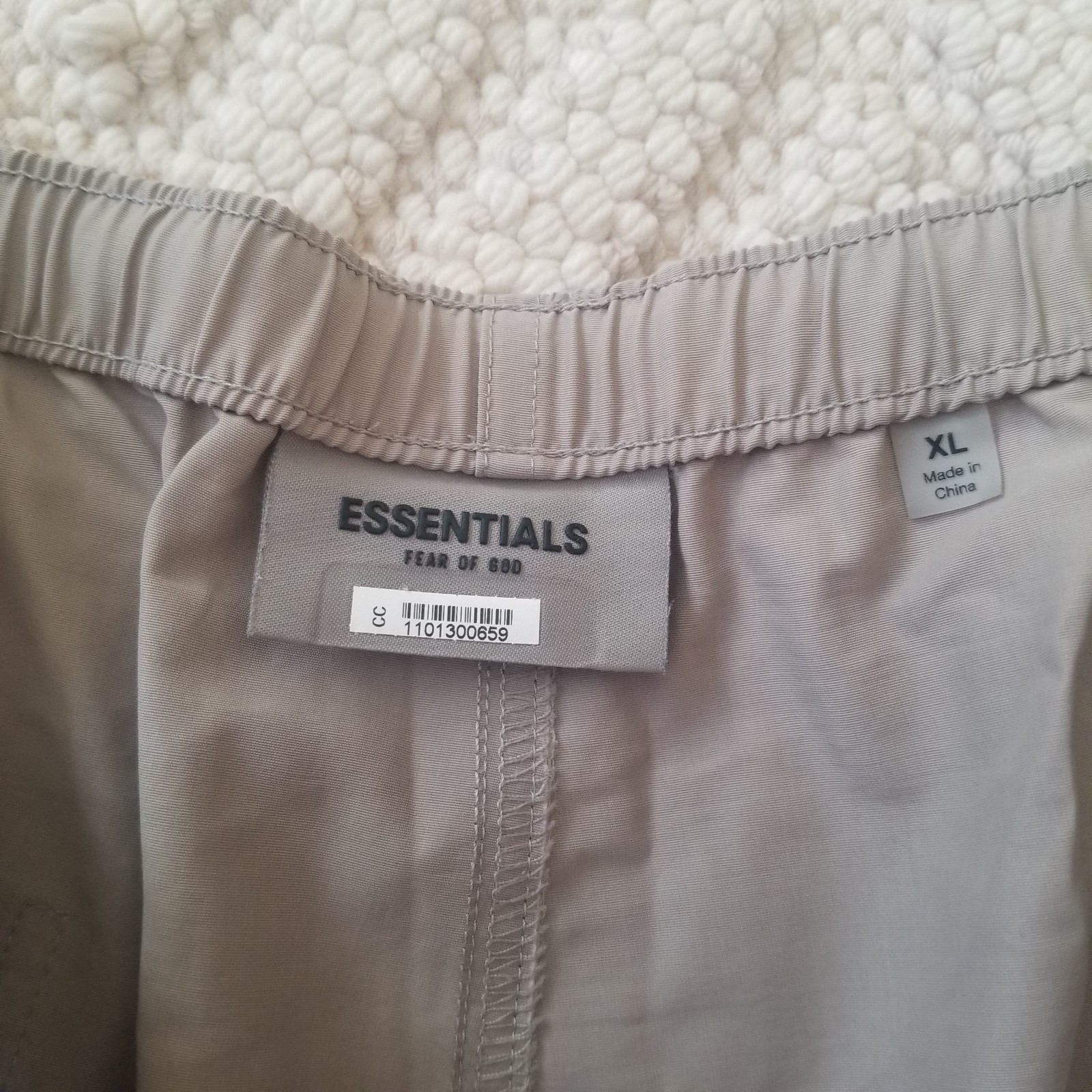 Fear of God ESSENTIALS Taupe Brown Volley Running Shorts Men’s Size XL Rare thumbnail 4