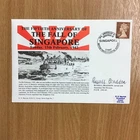 The Fall Of Singapore British Forces Postal Services Stamped Signed Cover J