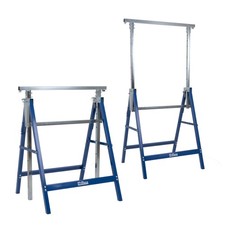 Arbeitsbock Gerüstbock Unterstellbock höhenverstellbar bis 400KG Stahl 2x