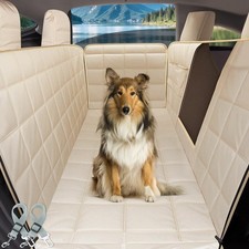 Dog Car Hammock 2020-2026 Tesla Model Y Back Seat Pet Cover Dogs W/ 4 Headrests