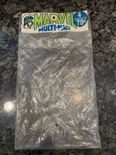 Vintage 1970 Marvel Spiderman Clear Plastic Magazine Bag Empty