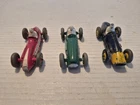 Lot of 3 Vintage Dinky Toy Car Cars Racer Cooper Bristol Maserati Ferrari L@@K!