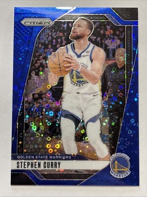 2024-25 Panini Prizm - Stephen Curry #134 Blue Fast Break Prizm /150