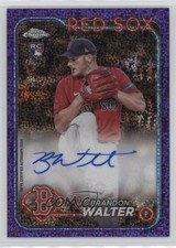 2024 Topps Chrome Rookie Purple Speckle Refractor /299 Brandon Walter Auto 19wt