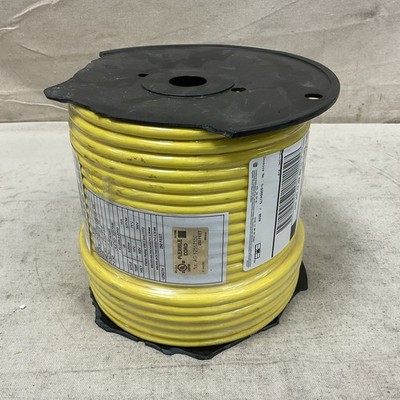 APPROVED VENDOR 2TYK9 Portable Cord 300V 3 Conductors Yellow Jacket 250'