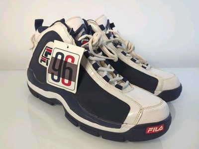 Fila 96 Grant Hill 2 All Star Paris Olympic Dream Team Size 13 Mens White & Navy