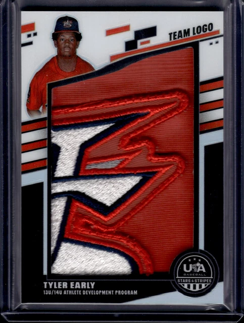 2026 Stars & Stripes USA Baseball #JUM-TE Tyler Early Jumbo Team Logo Patch #1/1