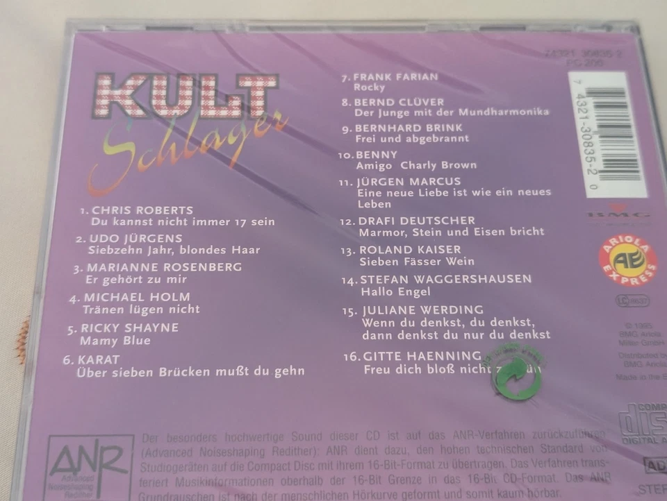 Various - Kult-Schlager - 1995 Dance Classics Udo Jürgens Michael Holm neu OVP - Bild 2 von 2