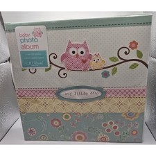 C.R. Gibson Happi By Dena Baby Photo Album "Our Little One" Keepsake Owls NEW