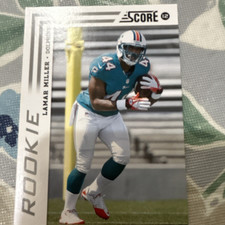 SCORE Rookie Lamar Miller Miami Dolphins #2 NFL Football Trading Card. rookie card picture