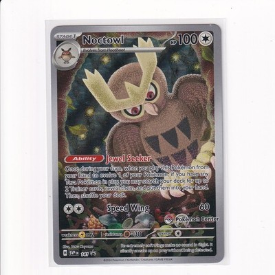 Noctowl (Pokemon Center Exclusive) Promo SV: Scarlet & Violet Promo Cards 141 NM