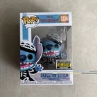 Funko Pop! Disney Skeleton Stitch #1234 Entertainment Earth Exclusive mint