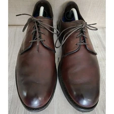 Allen Edmonds Road Warriors Brown Derby Oxford Lace Up Shoes Men's Size 11.5 EUC